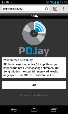 PDJay - Landingpage